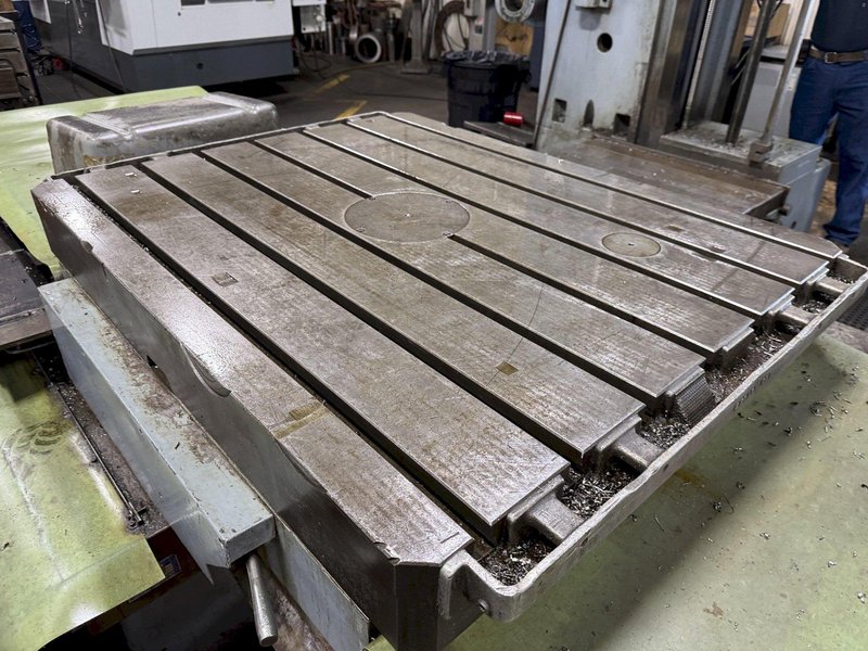 5" Giddings &amp; Lewis Model 350T Table Type Horizontal Boring Mill