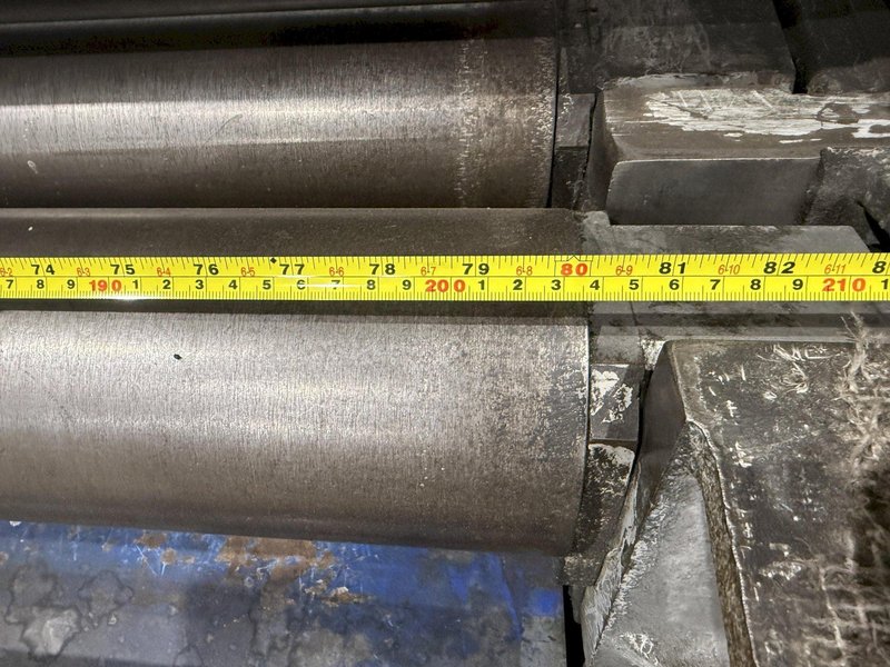 80" X .137" TITAN MODEL #8268-2035 PROGRAMMABLE HYDRAULIC PLATE ROLL, NEW 2008: YOBRO #24735