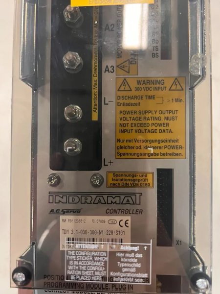 INDRAMAT TDM 2.1-030-300-W1-220/S101 AC SERVO CONTROLLER NEW WITH OPEN BOX