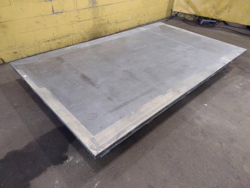 10' X 6' X 13" STEEL LAYOUT TABLE: STOCK #23784