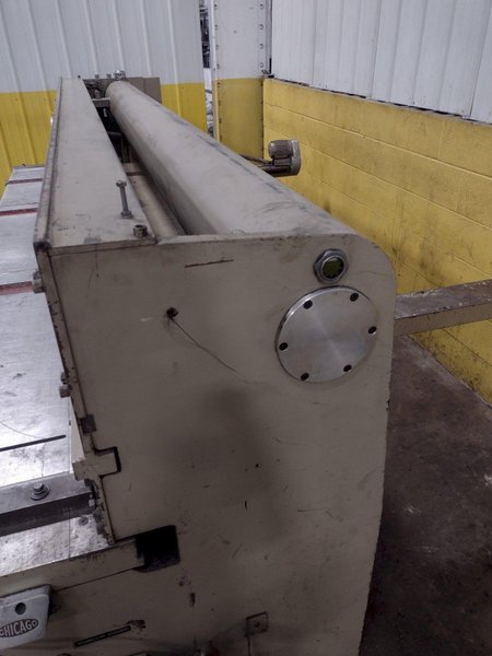 10' X 10 GA CHICAGO MODEL #UA10-135 HYDRAULIC SHEAR: STOCK #17508