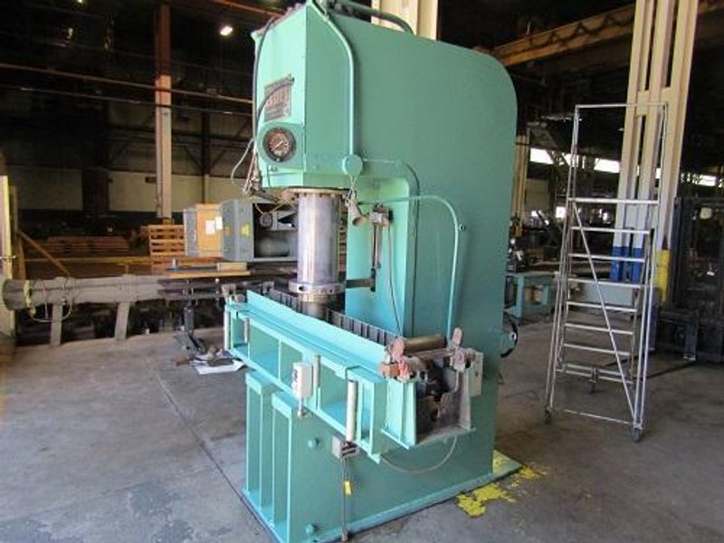 100 TON ELMES HYDRAULIC STRAIGHTENING PRESS