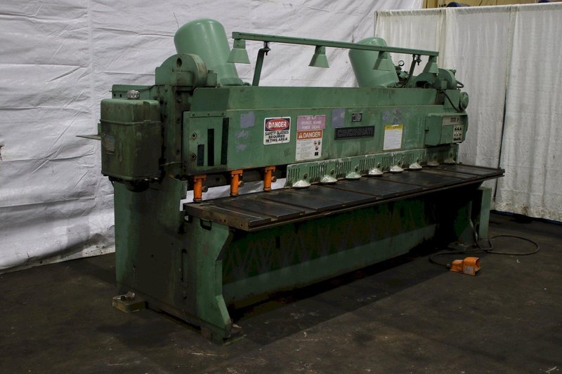 10' X 1/4" CINCINNATI POWER SQUARING SHEAR: STOCK #76284