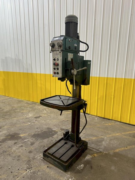 27" GRIZZLY MODEL #G0756 HEAVY DUTY DRILLING &amp; TAPPING SINGLE SPINDLE DRILL:: STOCK 16885