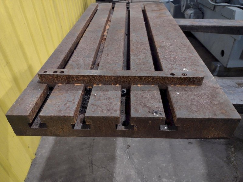 18" X 40" X 2.5" STEEL BOLSTER T-SLOT PLATE: YOBRO #25182