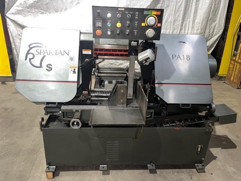 14" X 18" SPARTAN MARVEL PA18 AUTOMATIC HORIZONTAL BAND SAW STOCK# 4040