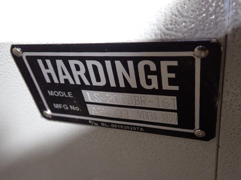 Hardinge Live Spindle Unit - Ls-200dbr-16t