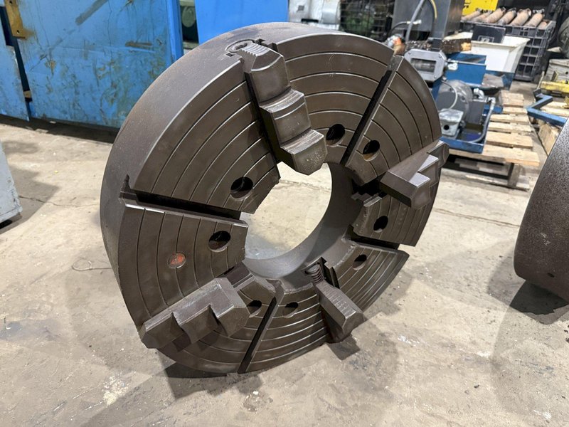 9" HOLLOW SPINDLE HOLE CHINYU INDEPENTANT 4-JAW LATHE CHUCK: YOBRO#26442