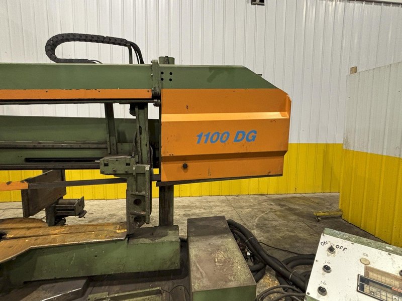 17" X 43" PEDDINGHAUS MODEL #1100 DG TWIN COLUMN &amp; MITRE HORIZONTAL STRUCTURAL SAW, NEW 2007: STOCK #23100