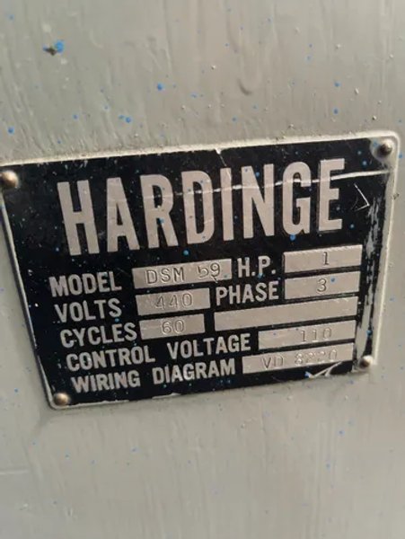 Hardinge 8” X 20” Lathe  - Dsm 59