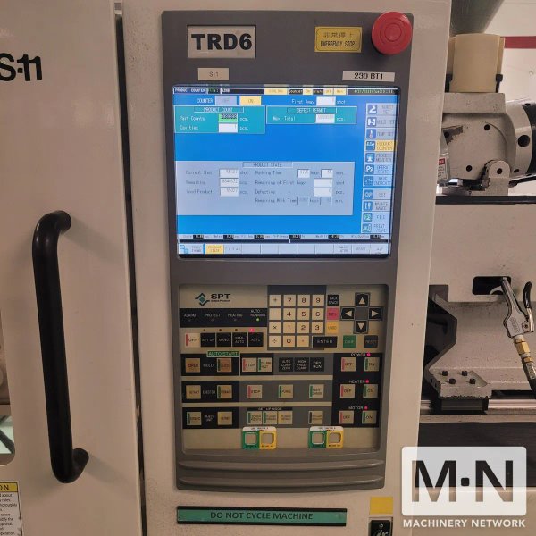 44 TON  0.9 OZ SODICK MODEL TR40S3 PLUNGER STYLE INJECTION MOLDING MACHINE MFG 2002
