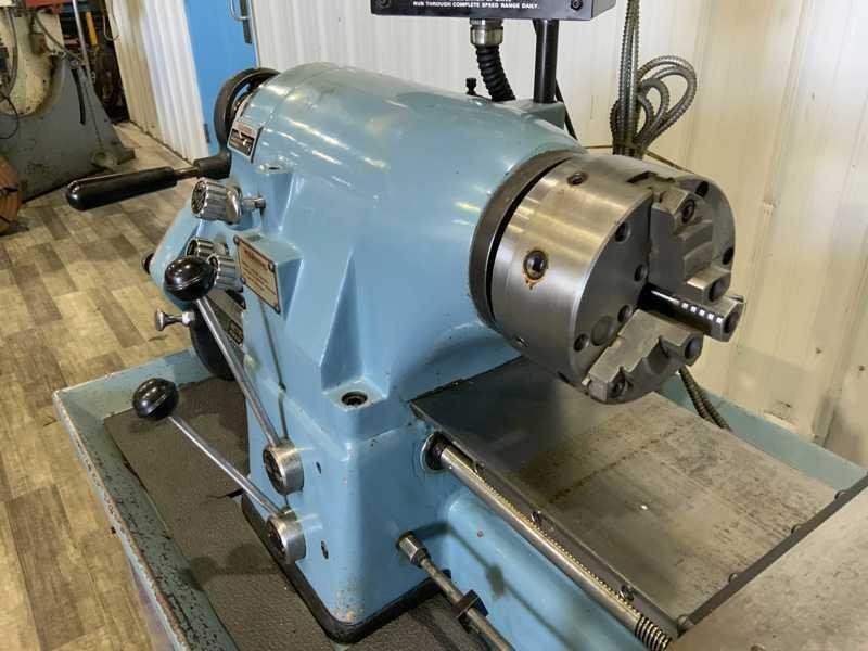 11" X 18" SHARP MODEL #H1118 PRECISION LATHE W/ ENGLISH &amp; METRIC: STOCK #23758