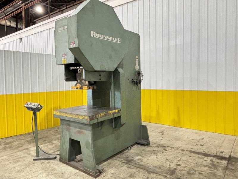 120  TON ROUSSELLE MODEL #G1-120 OBI STAMPING PRESS 3" STROKE: STOCK #20628