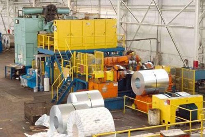 400 TON WARCO PRESS LINE, BED SIZE 72" x 96"