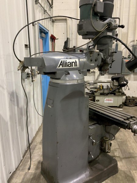 3 HP ALLIANT RAM TYPE VERTICAL MILLING MACHINE: STOCK #80801