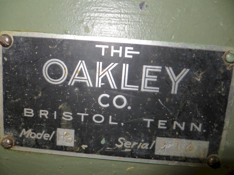 OAKLEY EDGE SANDER MODEL H5, 8" X 164" BELT
