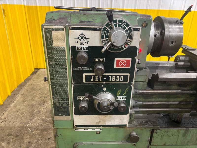 16" X 30" JET MODEL #1630 GAP BED ENGINE LATHE: YOBRO #24482