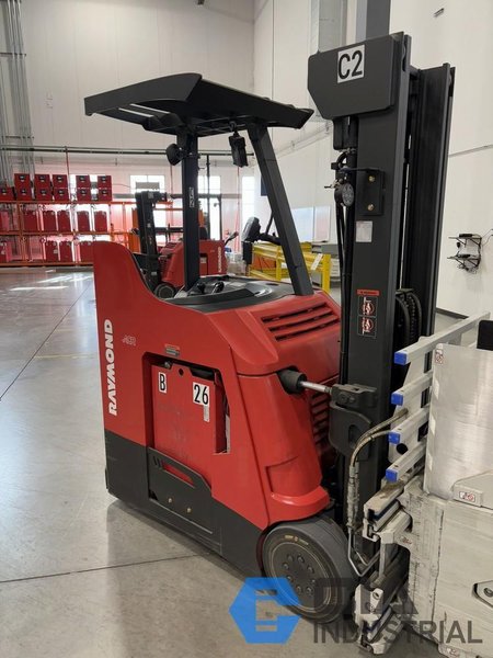 2021 - 3,000 LB. RAYMOND MODEL 415-C30TF STAND-UP ELECTRIC FORKLIFT
