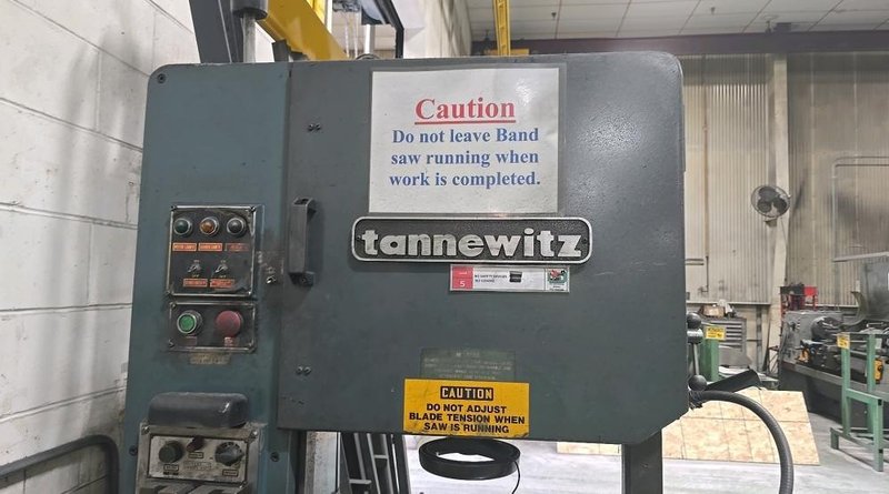 1 - PREOWNED TANNEWITZ VERTICAL BANDSAW