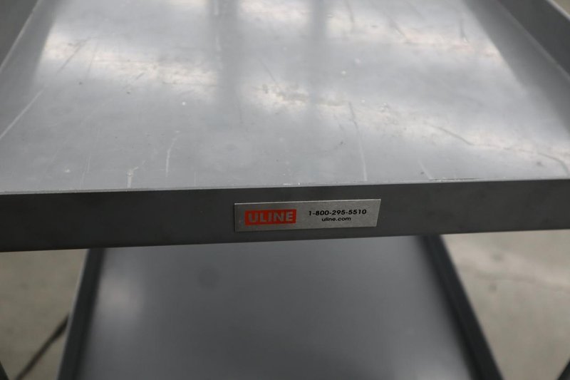 Uline Metal Tool Cart, 3 Shelves- Auction Item