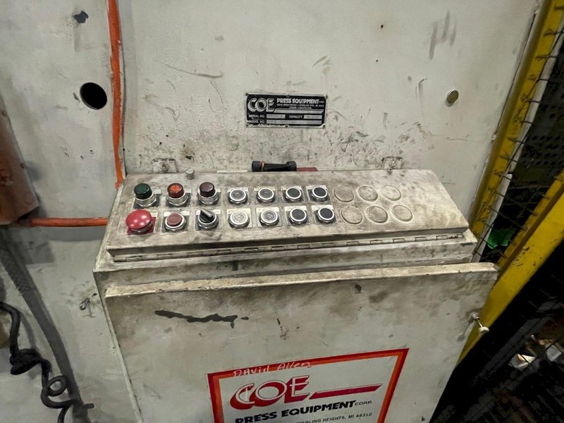 20,000 lbs. x 72" Coe Press Equipment Used Motorized Coil Reel with Coil Car For Sale, Model CPR-20072