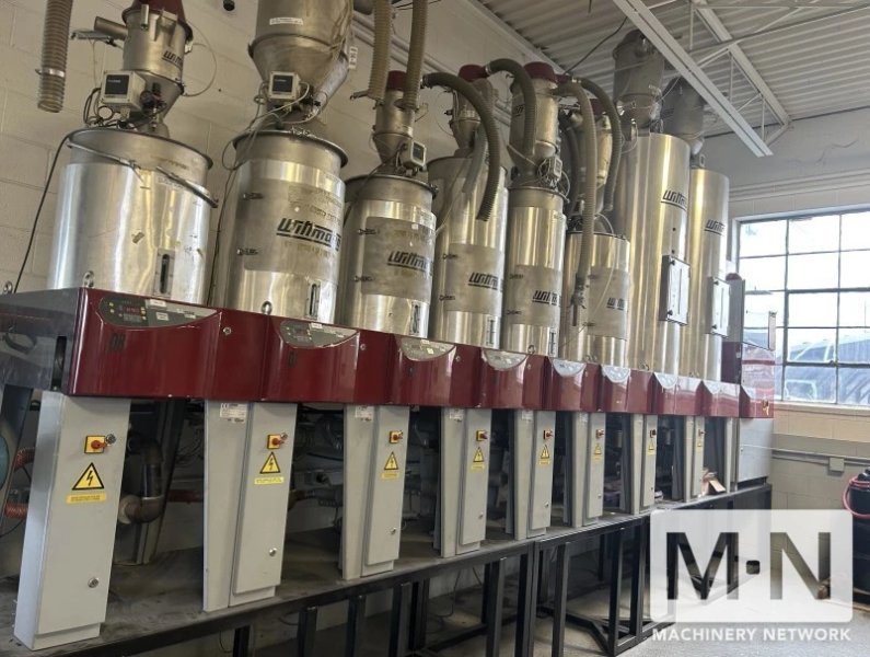 WITTMANN MODEL DRYMAX 600 DRYER WITH 8 HOPPER BANK MFG 2005