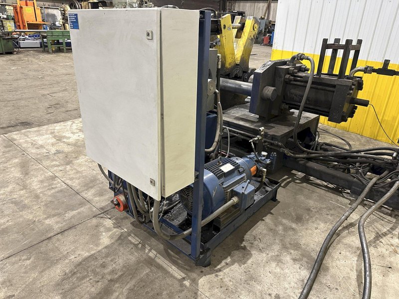 200 TON (2-3/8" TO 9-5/8") DIAMETER TRUE GRIT MODEL CT200 HYDRAULIC TUBE &amp; PIPE PUSH POINTER / END FORMER/ SWAGING PRESS: STOCK #22399