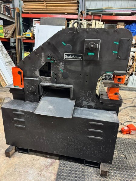 USED SCOTCHMAN 51 TON HYDRAULIC IRONWORKER MODEL FI5109-14M