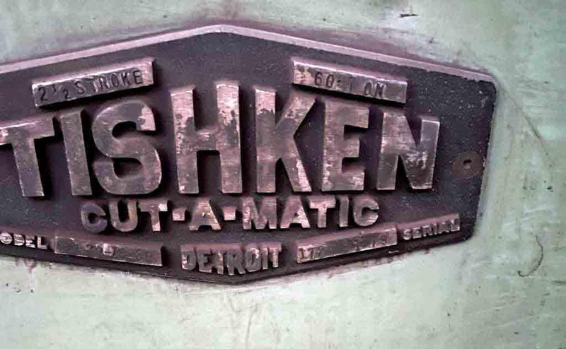 60 Ton Tishken Cutoff Press