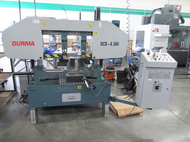 Durma DCB-A360 Dual Column Automatic Horizontal Band Saw- Auction Item