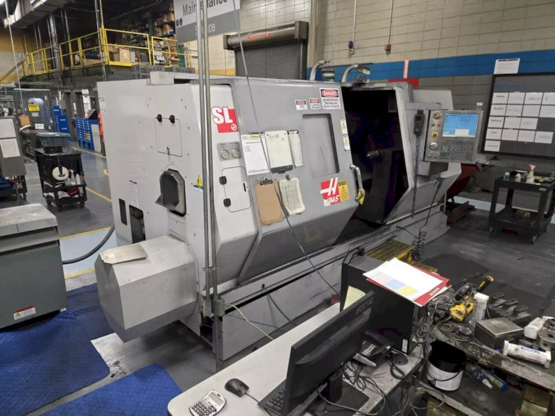 Haas SL-40 CNC Turning Center – 15″ Chuck, Tailstock Lathe