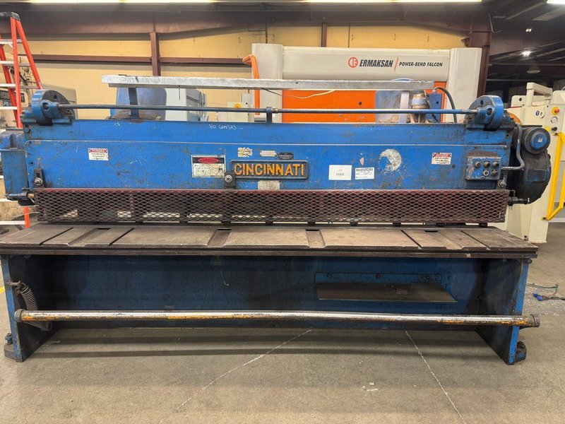 1/4″ x 10′ Cincinnati 1810 Mechanical Shear