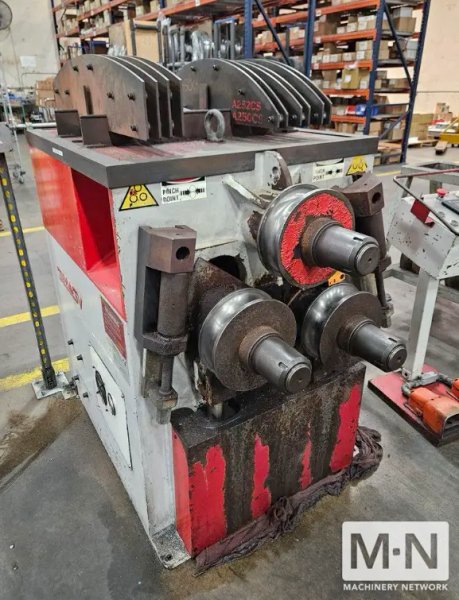 Simasv CH-3380 3" x 3" x 0.31" Hydraulic Angle Bending Roll, 2002