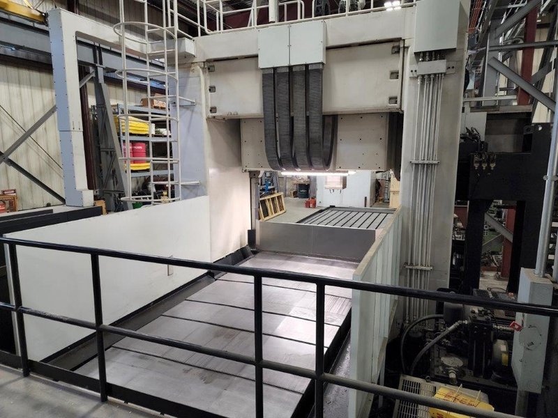 2009 DOOSAN DCM 2740 Gantry Machining Center - 5-Axis, FANUC 18I-MB Controls