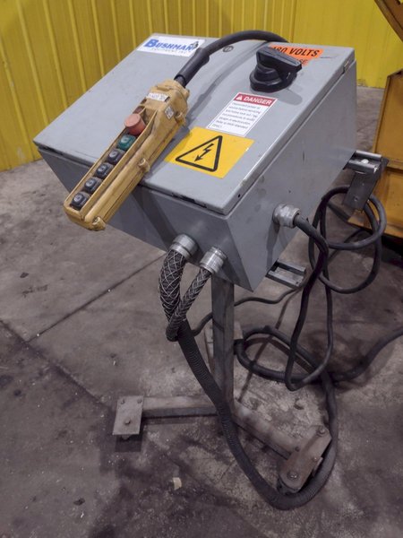 100,000 LBS BUSHMAN MODEL #MR9604 POWERED UPENDER / COIL FLIPPER WITH ROTATION: YOBRO #24612