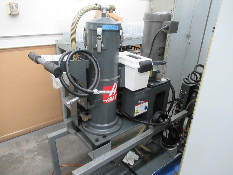 Haas VM-3 CNC Vertical Machining Center, Haas MainCon Ctrl, 4th &amp; 5th Axis Drive, 1000 PSI TSC, Probing, High Speed Machining, 24+1, RJH- Auction Item