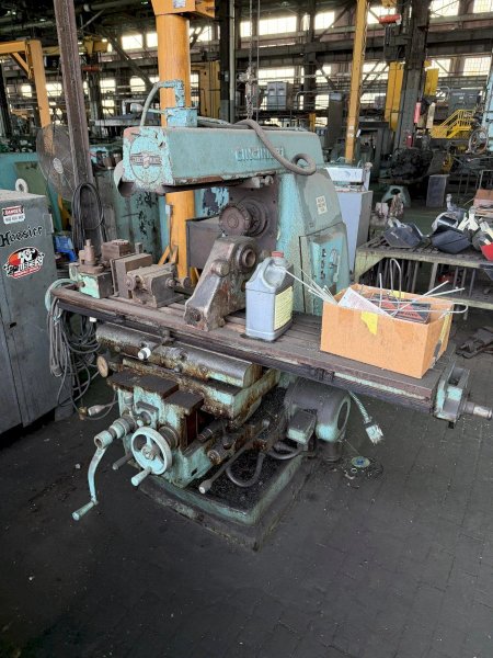 #2 CINCINNATI MODEL 2 HORIZONTAL MILLING MACHINE: YOBRO #26078