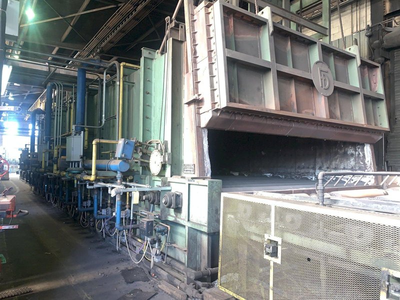 144" FLINN &amp; DREFFEIN ENGINEERING PASS THROUGH GAS FIRED FURNACE: STOCK #13372