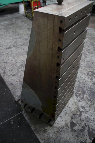 (1 ) SET OF 20" X 48" HIGH T SLOTTED ANGLE PLATE: STOCK #75514