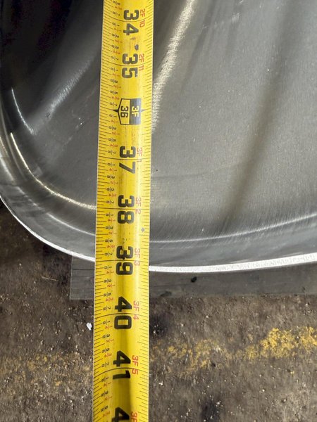STAINLESS STEEL FLANGED TANK HEADS: STOCK #23191