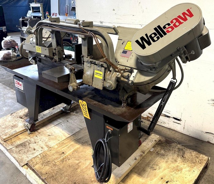 10" x 16" Wellsaw Horizontal Band Saw 1016, 1" Blade, Coolant, 1 Phase