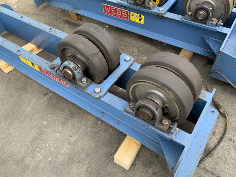 10 TON WEBB MODEL T-18 TANK TURNING ROLLS: STOCK #81377