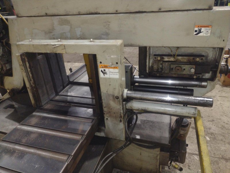 16" X 20" HYD MECH MODEL #S-23A SWIVEL MITRE HORIZONTAL AUTOMATIC BANDSAW: YOBRO #23905