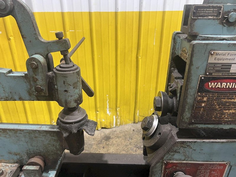 60" X 10 GAUGE NIAGARA MODEL #31-ARC MECHANICAL CIRCLE SHEAR : STOCK #19317