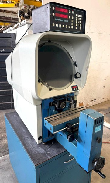 14" Deltronic Optical Comparator DH14-MPC, Surface Illumination, DRO