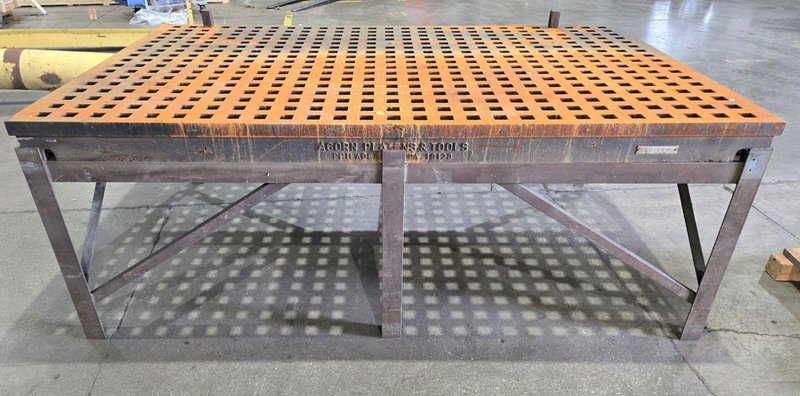 ACORN 5 X 8 WELDING TABLE USED