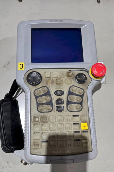 YASKAWA MOTOMAN UP130-RB00 INDUSTRIAL ROBOT ARM AND CONTROL CABINET USED