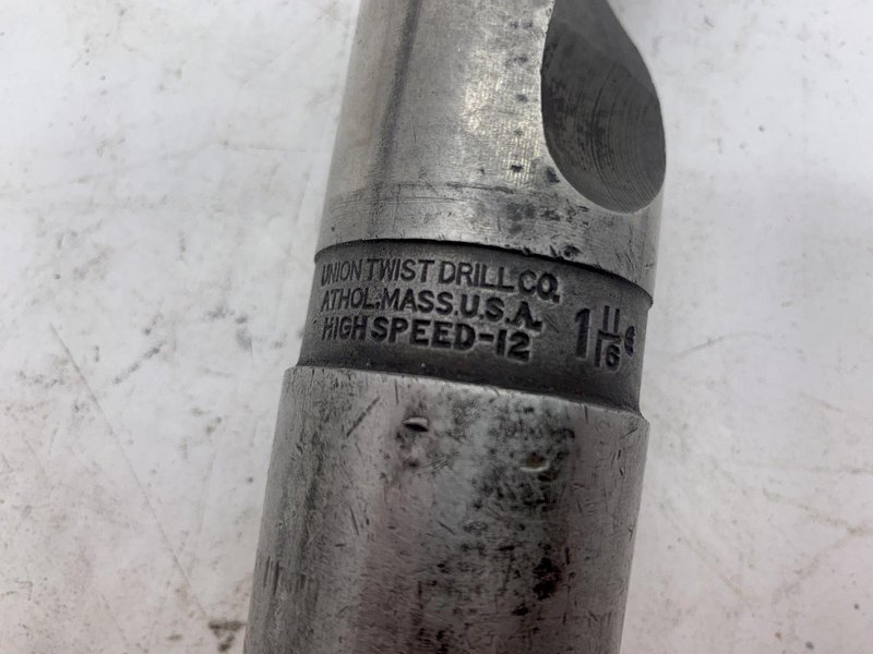 1-11/16" UNION TWIST CO HS INDUSTRIAL DRILL BIT: STOCK #15465