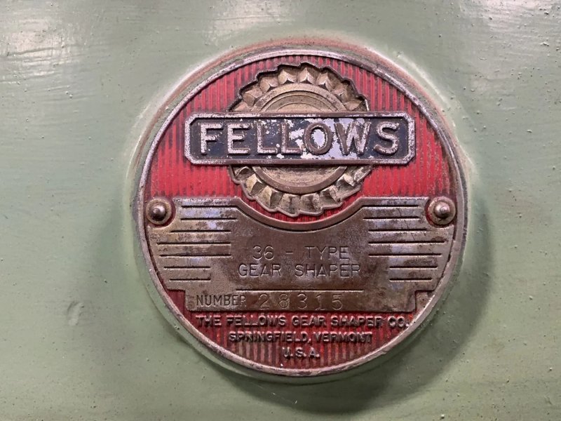Fellows Gear Shaper Co. 28” Plate Diameter / 40” Outer Diameter Gear Shaper - 36-type