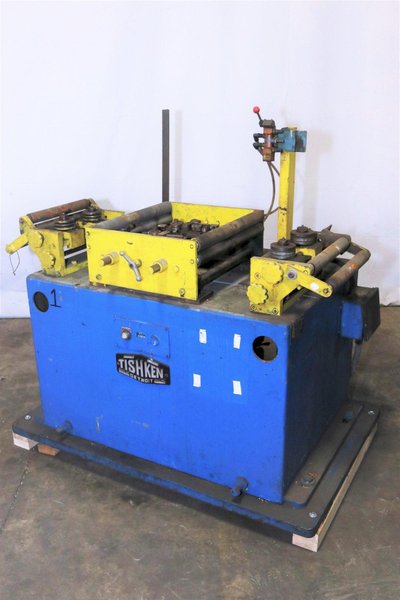 8" TISHKEN MODEL 6R-8 POWERED EDGE CONDITIONER / DEBURRER: STOCK #11166